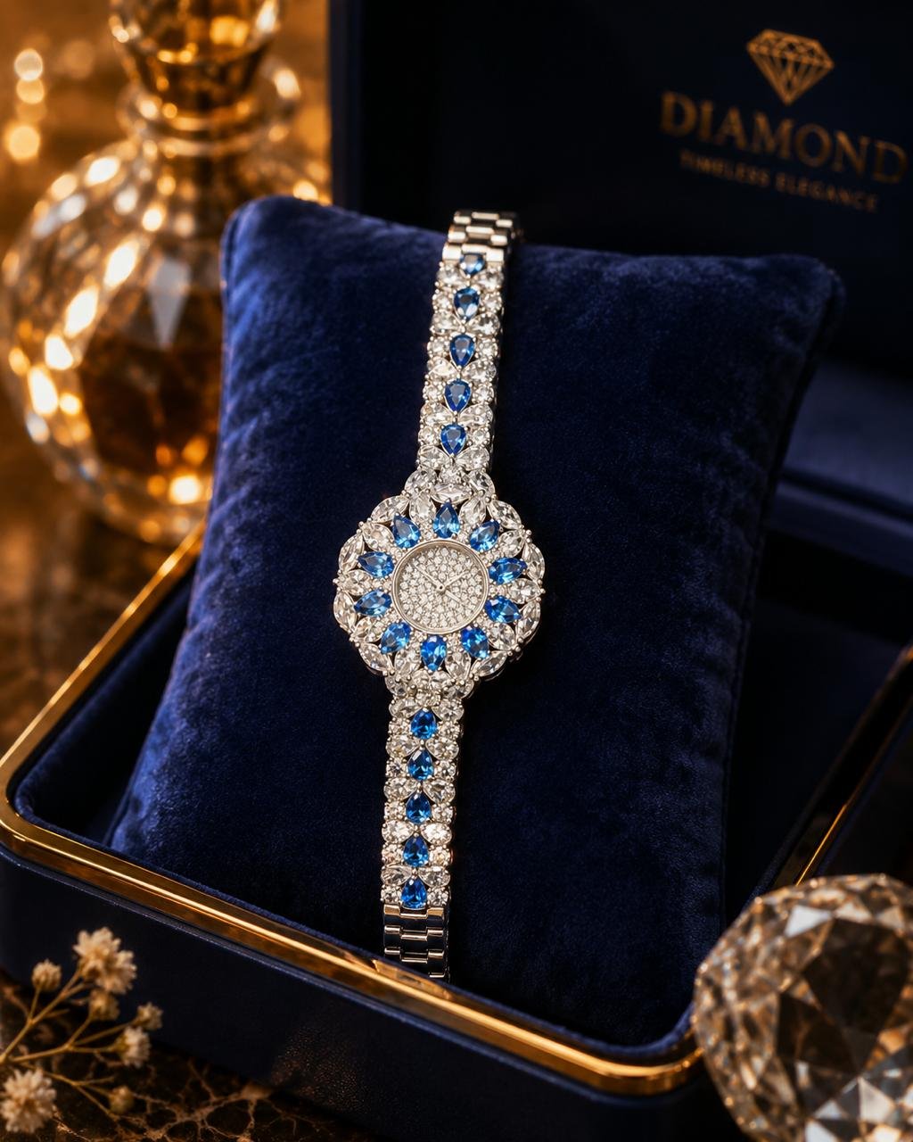 Sapphire Crystal Bracelet Watch